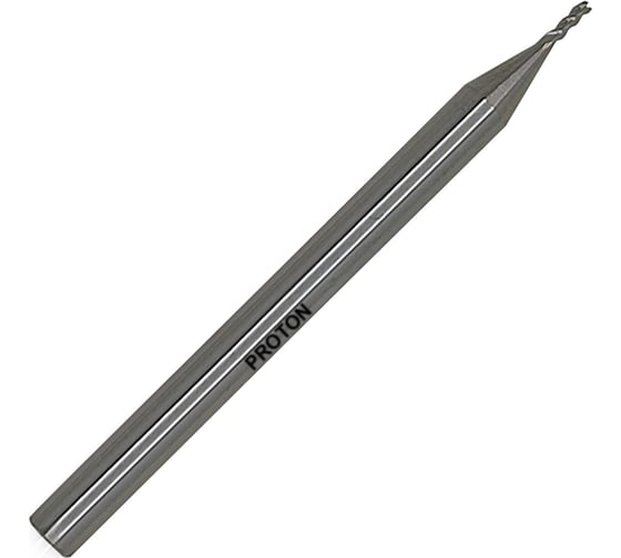 Изображение товара Фреза концевая твердосплавная PROTON 1.0х3х50 мм, ц/х, HRC45, Z=3 Т0000026228