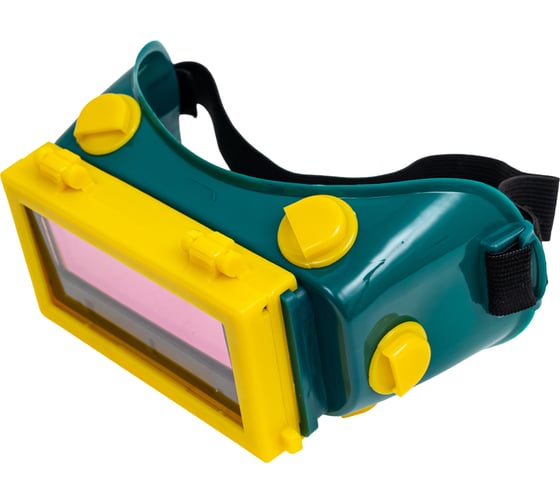 Изображение товара Панорамные очки газосварщика с откидным блоком BlackWeld Хамелеон 90x30 DIN11 ZL2016 150117