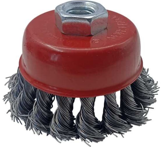 Изображение товара Щетка чашечная ADMIRAL STARS 65мм, 0.5мм, жгутированная стальная проволока 54356681