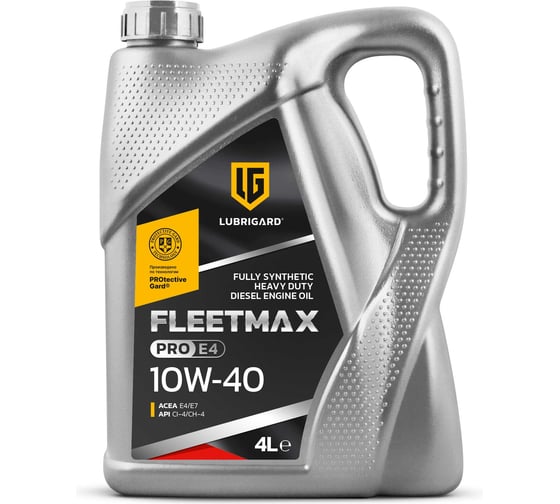 Изображение товара Моторное масло для дизельных двигателей LUBRIGARD FLEETMAX PRO E4 10W-40 LGPFME41040CH16