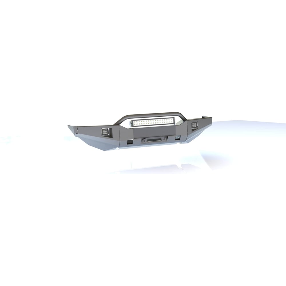 Изображение товара Передний силовой бампер STC для Toyota Land Cruiser 105 с защитной дугой и фарами