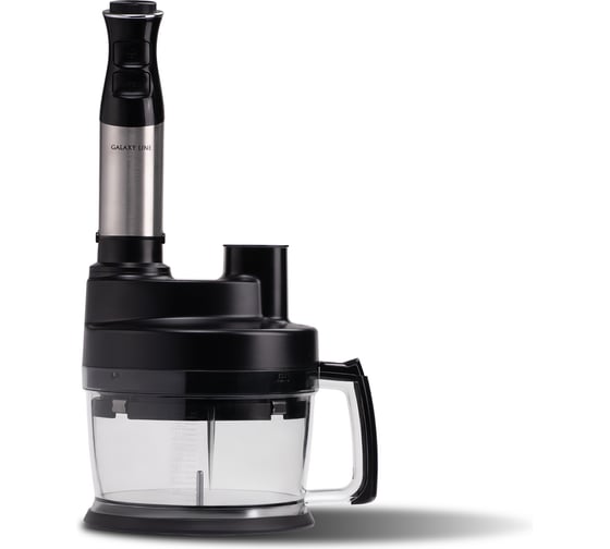 Изображение товара Многофункциональный погружной блендер Galaxy LINE GL 2168, черный, 2000 Вт, DC- мотор, защита от перегрева, 9 насадок нарезка кубиками 7020121680