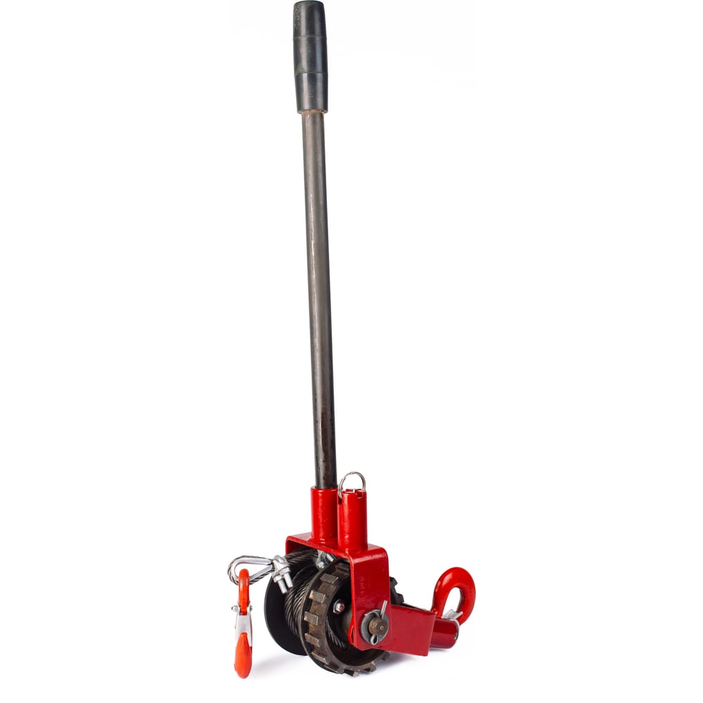 Изображение товара Ручная лебедка TOR ЛР-0.63 9 м рычажная стальной трос профессиональная