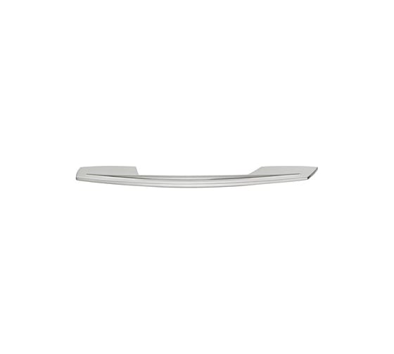 Изображение товара Мебельная ручка Hafele цинк, цвет стали, нержавеющая, 192x32 мм 113.96.002