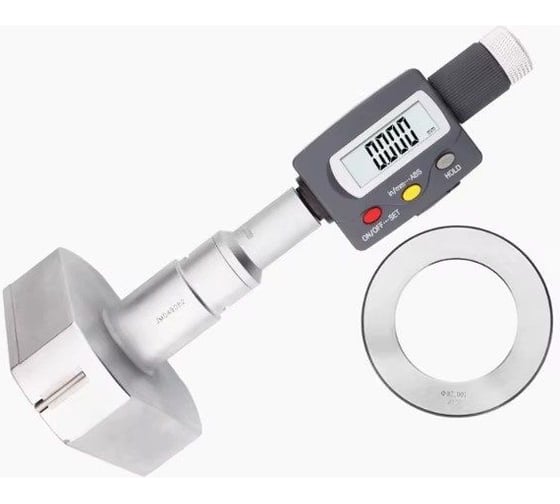 Изображение товара Нутромер микрометрический 3-точечный электронный SHAN 87-100 0,001 у/к ГРСИ № 93602-24 1093785