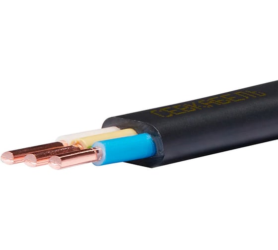 Изображение товара Кабель Севкабель ВВГп-НГ(А) 3х2,5 мм, 100 м 05496