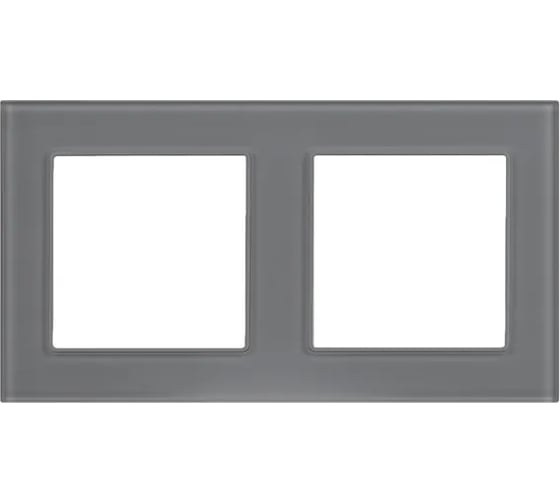 Изображение товара Рамка Arlight стеклянная FRM-GLARE-GS-2-GR 1шт 043798