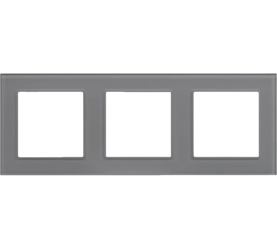 Изображение товара Рамка Arlight стеклянная FRM-GLARE-GS-3-GR 1шт 043801