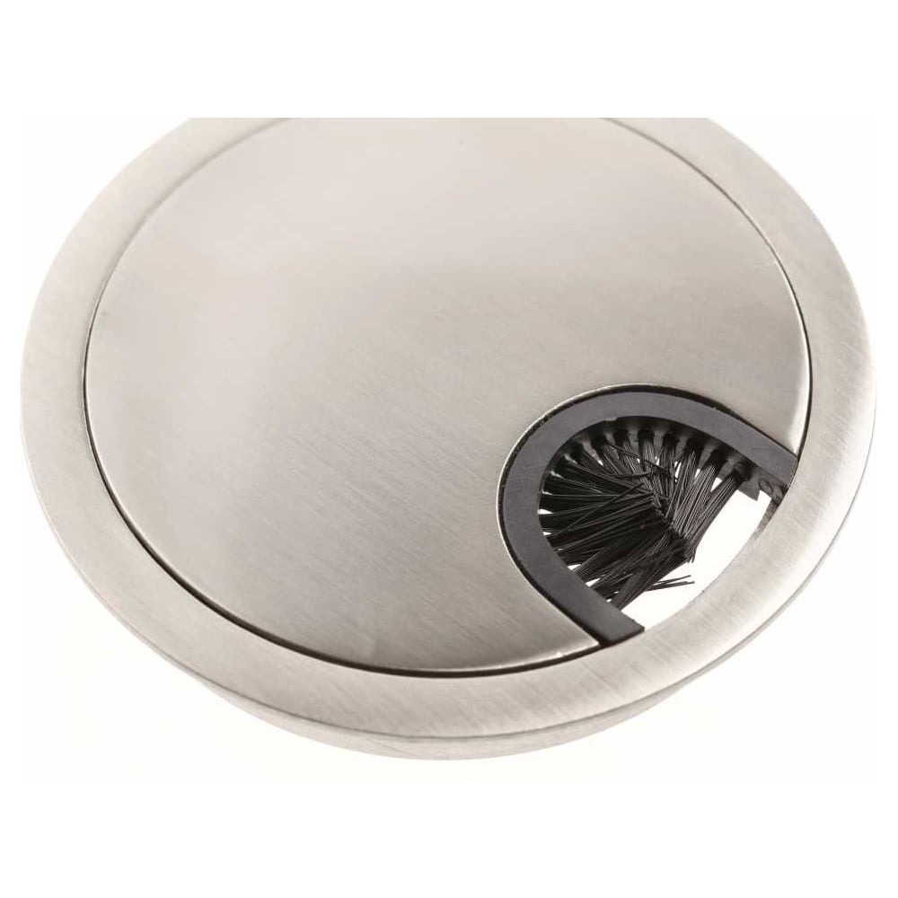 Изображение товара Пропуск для кабеля GTV FI-80, цвет шлифованная сталь