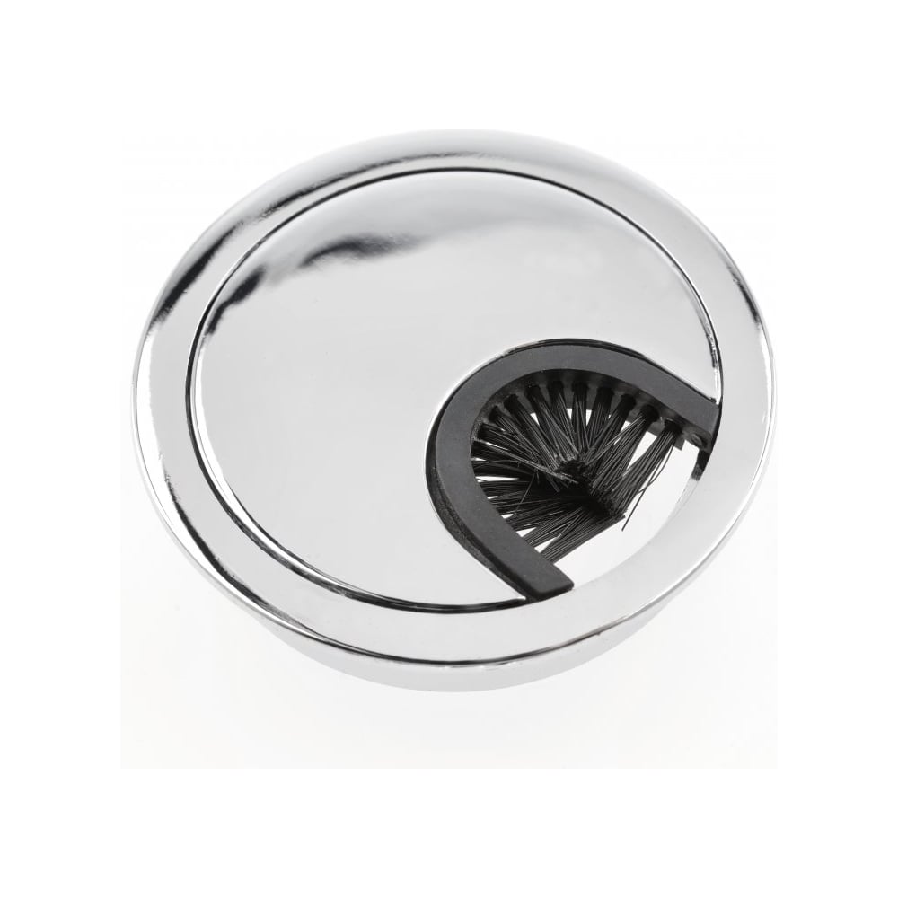 Изображение товара Пропуск для кабеля GTV FI-60, хром, алюминий, анодированный, 60 мм