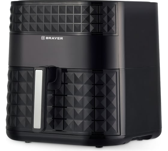 Изображение товара Аэрогриль BRAYER 2035BR ,1800 Вт,6 л, t. 200С, съемная корзина, таймер, LCD-дисплей, 7 программ BR2035