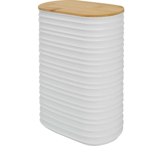 Изображение товара Пластиковый контейнер VIDAGE с бамбуковой крышкой Simba 1,7 л, цвет белый 2901026 2901026