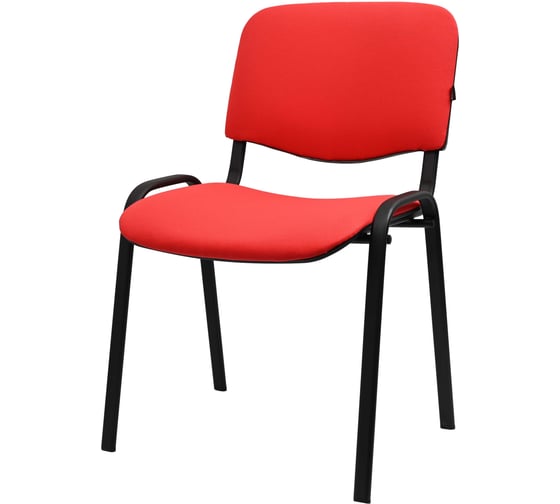 Изображение товара Офисный стул Gigant красная ткань, черные ножки GCH-06