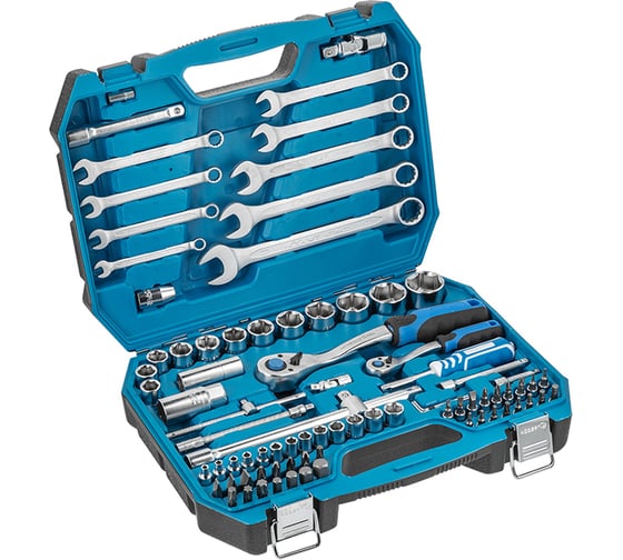 Изображение товара Набор инструментов HOEGERT TECHNIK 85 шт, 1/2, 1/4 HT1R425