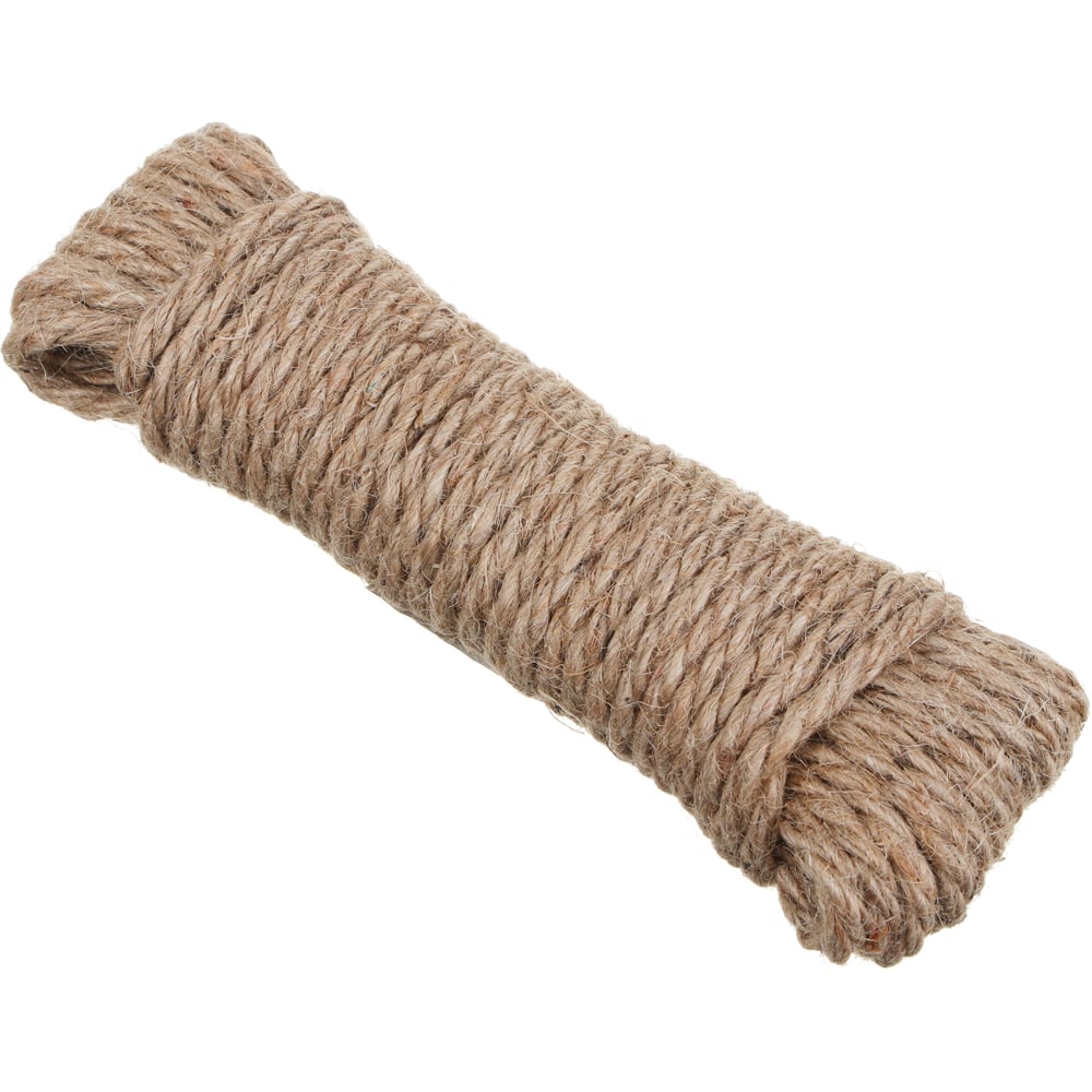 Изображение товара Джутовый канат Inbloom 3х ниточный 3 мм 10 м экологичный и прочный