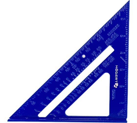 Изображение товара Разметочный угольник HOEGERT TECHNIK алюминиевый, 180 мм HT4M215