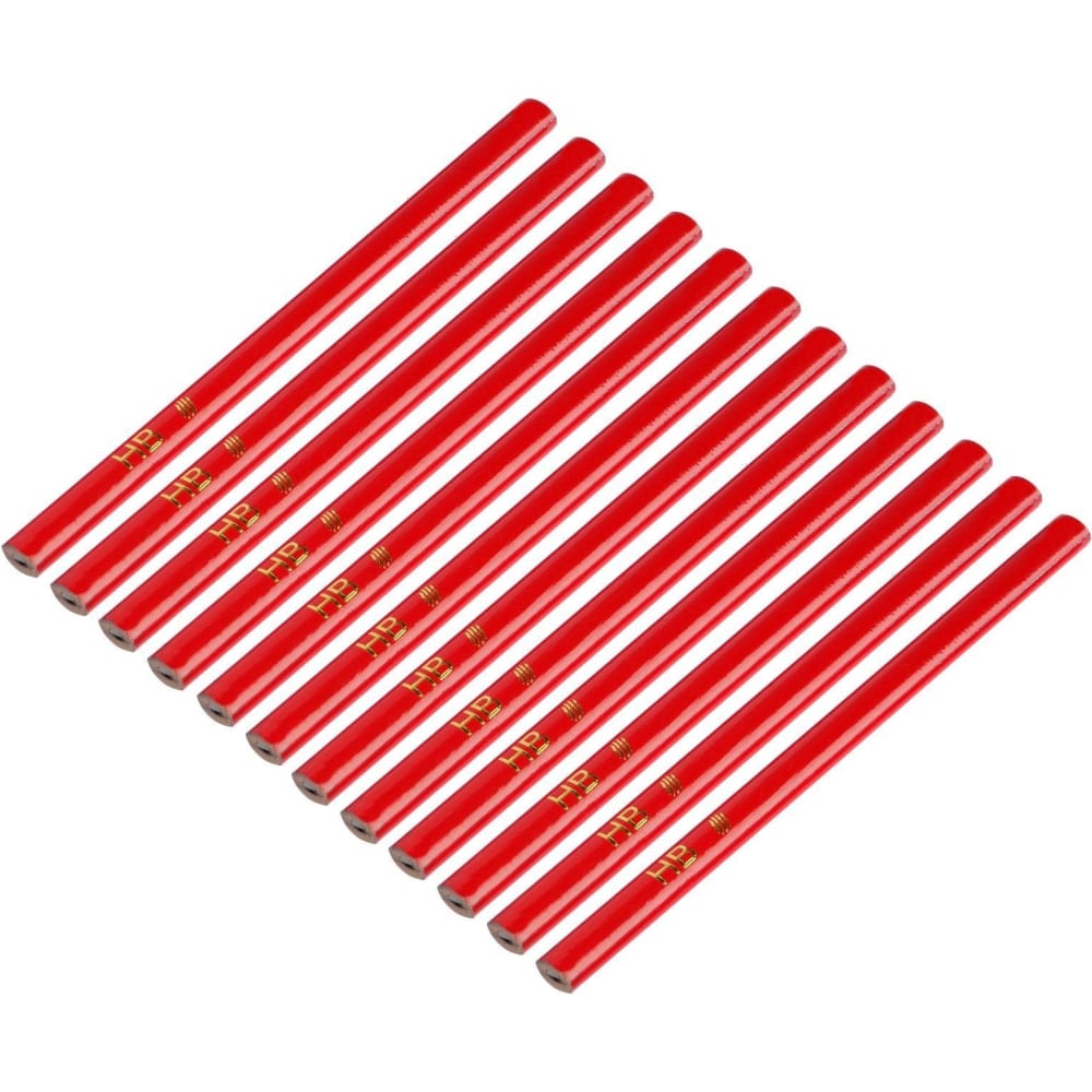 Строительные карандаши ТУНДРА карандаши строительные 180 мм 12 шт курс 04311