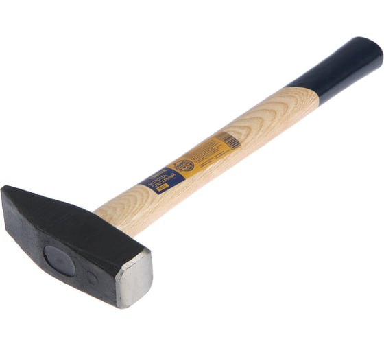 Изображение товара Слесарный молоток ТУНДРА квадратный боек, деревянная рукоятка, 1500 г 881984