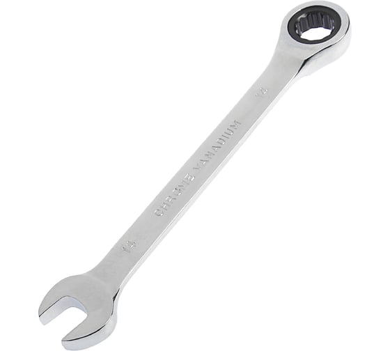 Изображение товара Комбинированный ключ TUNDRA трещоточный, CrV, полированный, 72 зуба, 14 мм 2354084