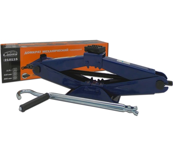 Изображение товара Домкрат механический LAVITA 1.5 Т, 110-360 мм, картонная упаковка LA 210115