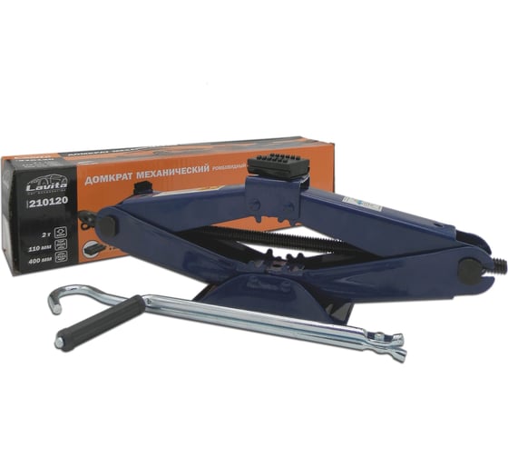 Изображение товара Домкрат механический LAVITA 2 Т, 110-400 мм, картонная упаковка LA 210120