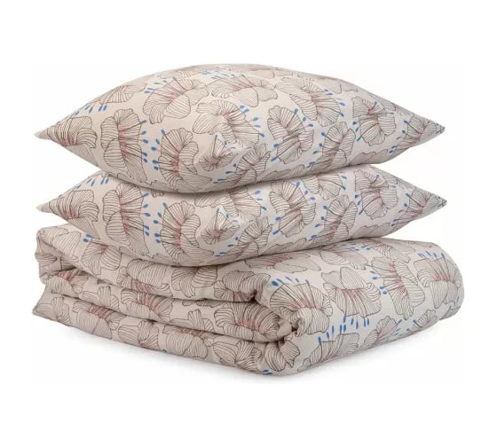 Изображение товара Комплект постельного белья Tkano из сатина, с принтом Цветы, из коллекции Prairie, 150x200 см TK21-DC0004