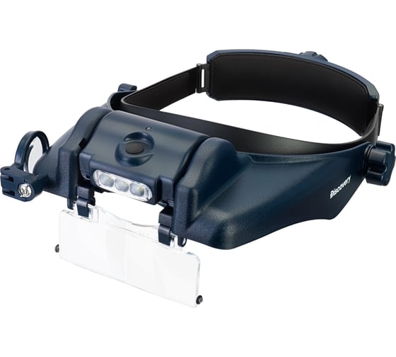 Изображение товара Лупа налобная Levenhuk с аккумулятором Discovery Crafts DHR 10 78382