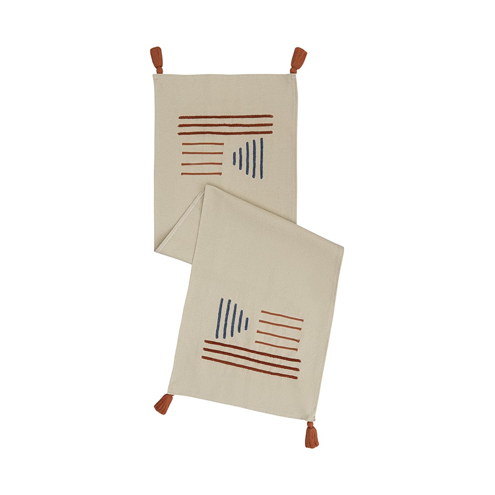 Изображение товара Дорожка на стол Tkano Mishmash 45x150 см Ethnic стиль хлопок