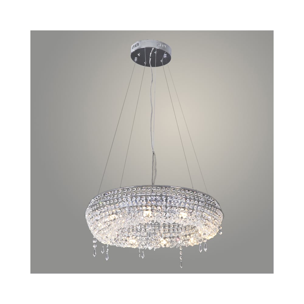 Изображение товара Люстра РОСТОК P703-600 CR хром хрусталь стиль модерн 12x5W G9