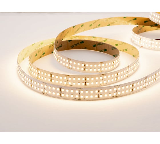 Изображение товара Светодиодная лента двухрядная LEDS POWER 2835 320/м (40Вт/м) 24В теплая LUX160 006291