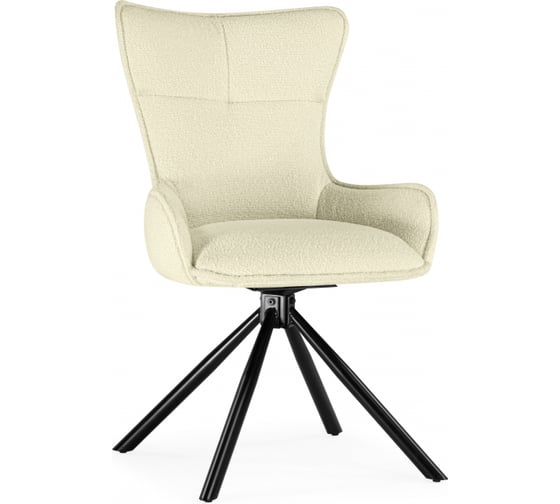 Изображение товара Стул на металлокаркасе Woodville Chicago cream/black 15829