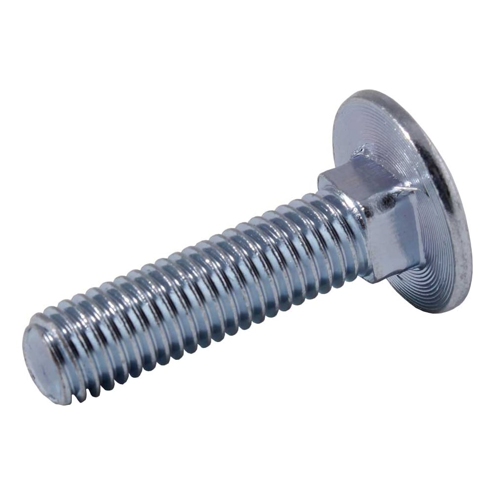 Изображение товара Мебельный болт с квадратным подголовником 8x80 цинк DIN 603 15 кг