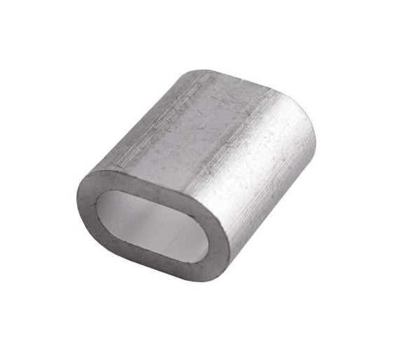 Изображение товара Зажим для троса Доброга алюминиевый М3 100 шт DIN 3093 ЦБ-0040641