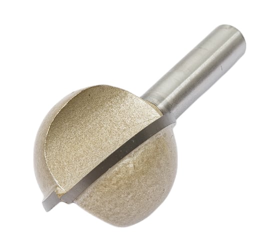 Изображение товара Фреза по дереву пазовая галтельная (30х27 мм; R15 мм; хвостовик 8 мм) Strong СТФ-10100030