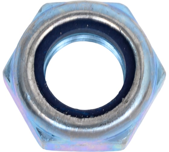Изображение товара Гайка Доброга со стопорным кольцом М12 цинк DIN 985 10 шт ТД-00003053