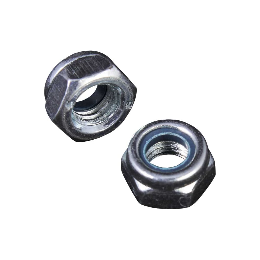 Изображение товара Гайка М24 цинк DIN 985 со стопорным кольцом 10 штук