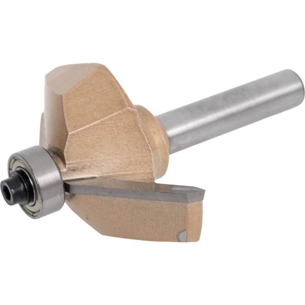 Изображение товара Фреза по дереву кромочная конусная 45 градусов Strong СТФ-10240053 53x16 мм, хвостовик 8 мм