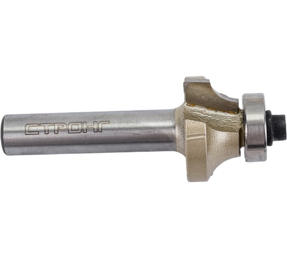 Изображение товара Фреза по дереву кромочная калевочная (23х10 мм; R5 мм; хвостовик 8 мм) Strong СТФ-10172310