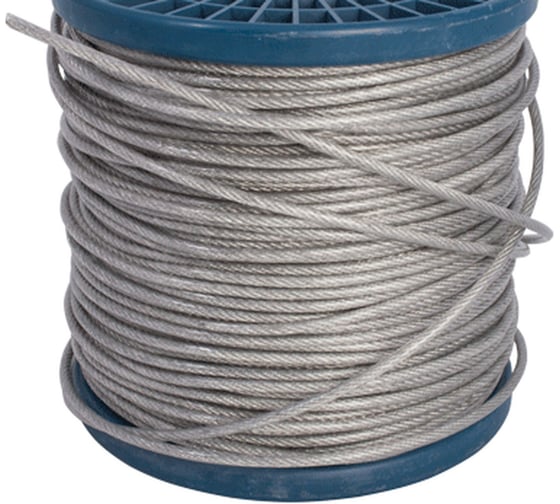 Изображение товара Трос в оплетке Доброга ПВХ 3/4 200м DIN 3055 ТД-00009327