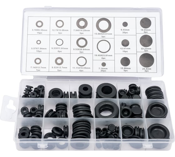 Изображение товара Набор резиновых втулок 125 шт Nova Bright 33937