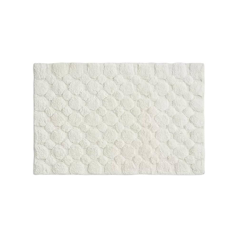 Изображение товара Коврик для ванной Tkano Essential Bubbles белого цвета 50x80 см