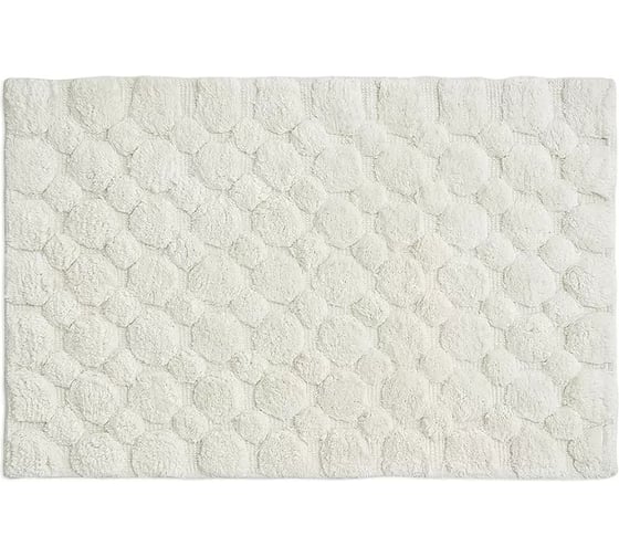 Изображение товара Коврик для ванной Tkano Essential Bubbles белого цвета, 50x80 см TK23-BM0005