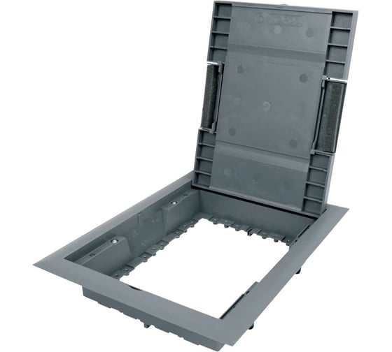 Изображение товара Напольный лючок KOPOS на 8-16 модулей 45х45 KOPOBOX 80_LB