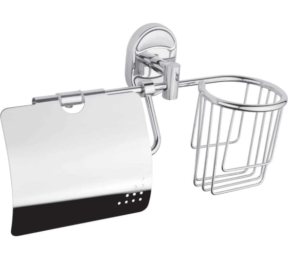 Изображение товара Держатель для туалетной бумаги и освежителя Rainsberg настенный, хром RG1105-1