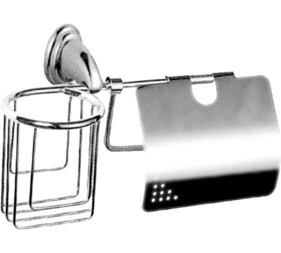 Изображение товара Держатель для туалетной бумаги и освежителя Rainsberg настенный, хром RG1005-1