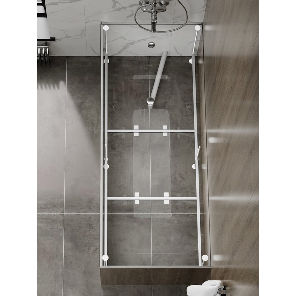 Изображение товара Монтажный набор Teymi Helmi 170 для акриловых ванн серый прямоугольный металл