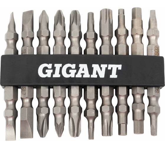 Изображение товара Набор бит 10 шт. двусторонних Cr-V Gigant G-11334