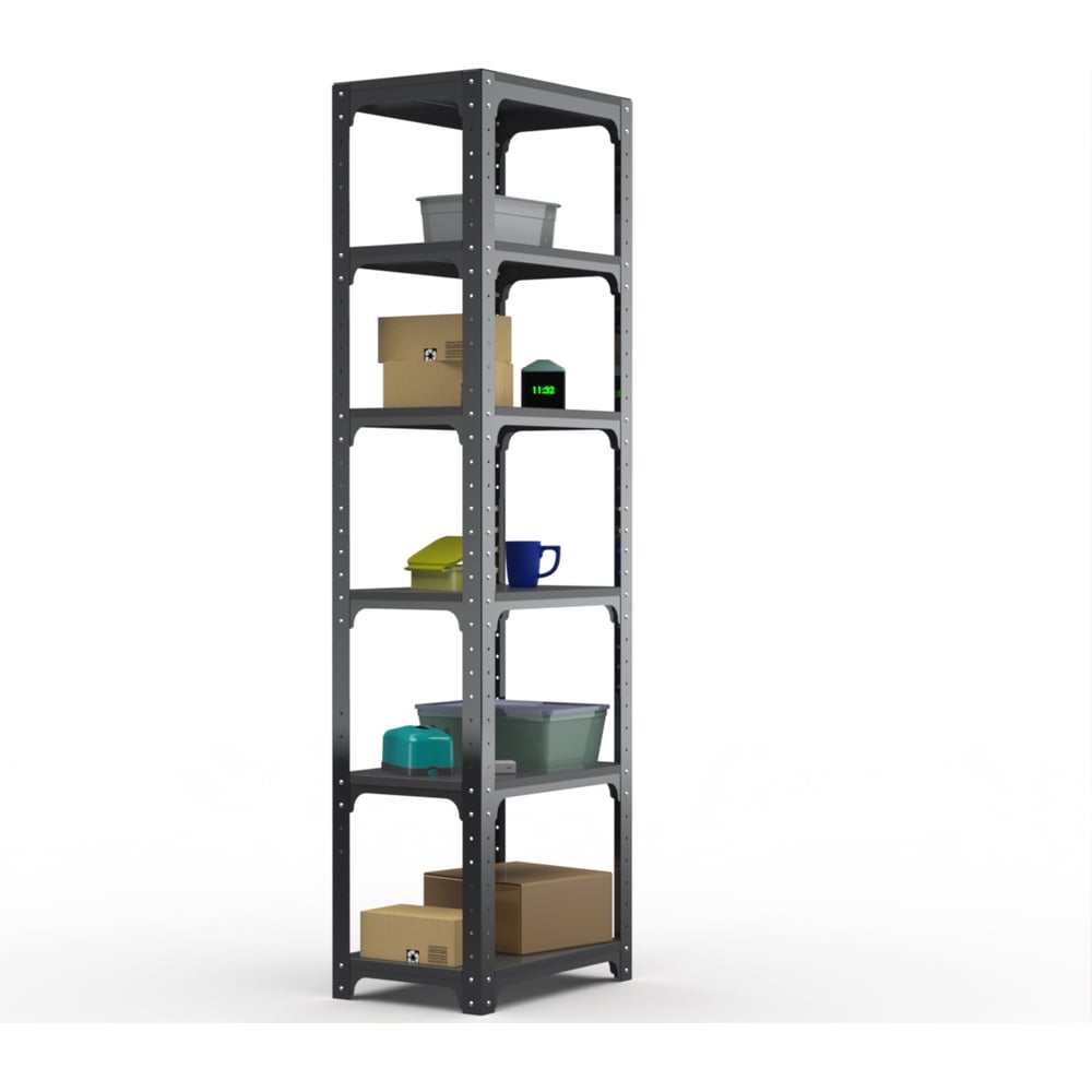 Изображение товара Стеллаж Металекс Kit Comfort 2000х400х600 мм, 6 полок, сталь