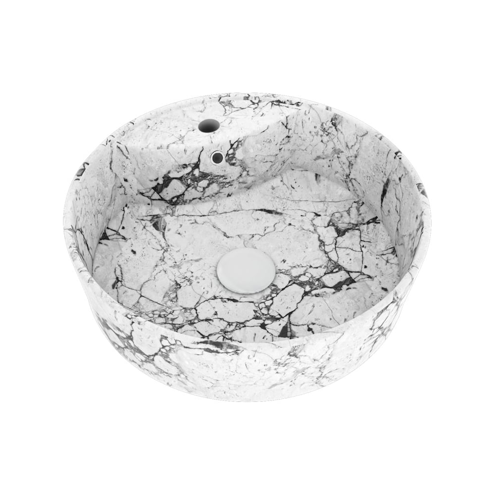 Изображение товара Накладная раковина Teymi Lina S D40 белый матовый санфарфор для ванной