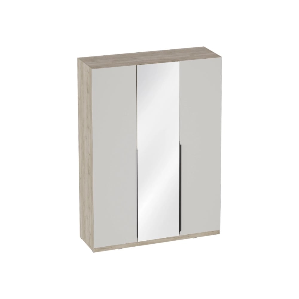 Изображение товара Шкаф Мебельград Мишель 3 двери дуб крафт серый мебель для спальни